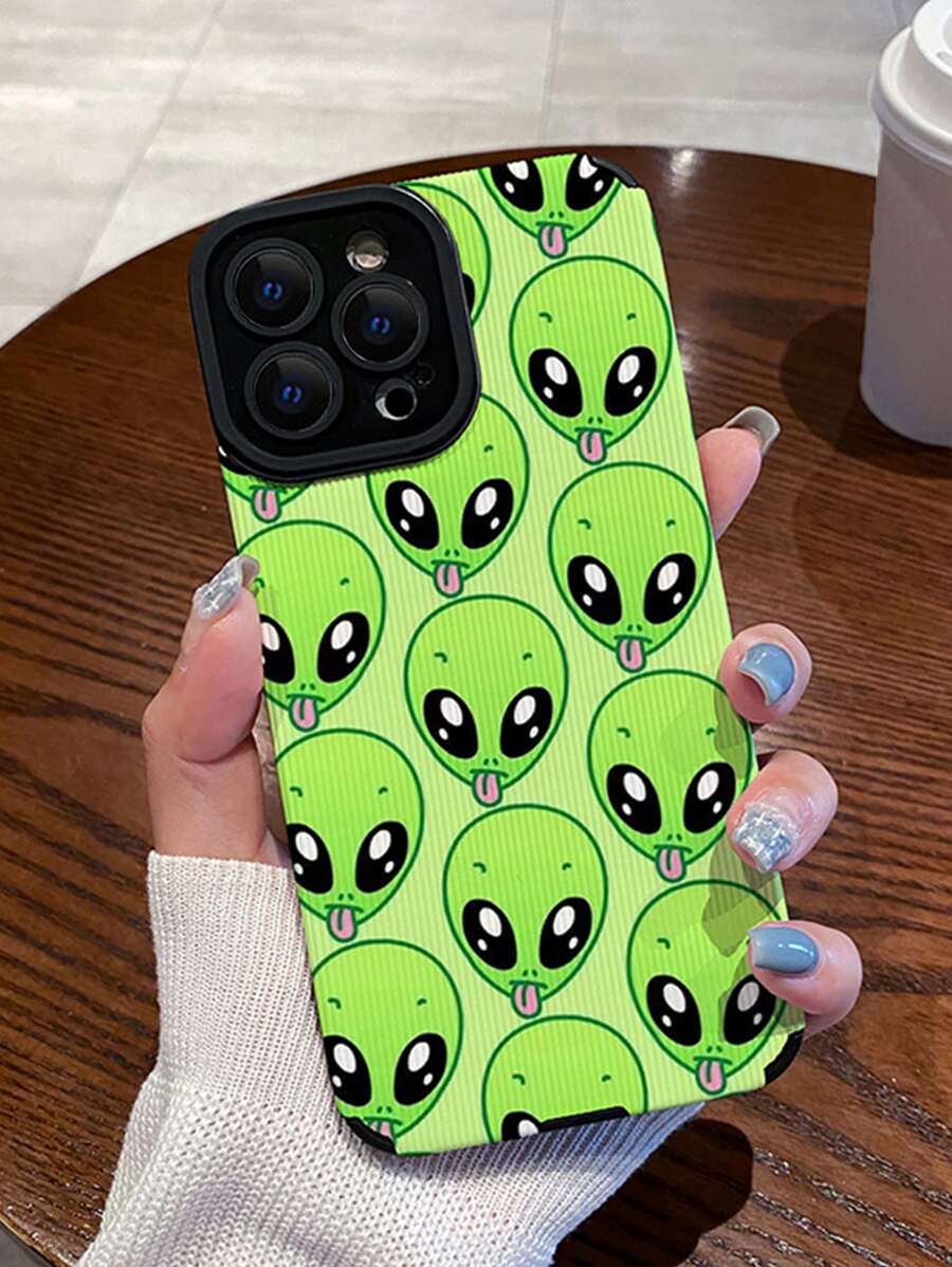 卡通外星人手機殼 - 彩色 - 查看 1