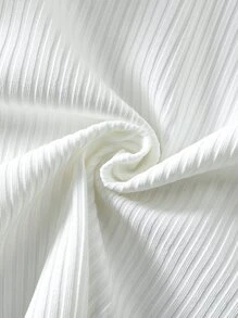 Odzież dwuczęściowa dla małych dziewczynek Zmarszczony Prążkowana Dzianina Haft Oczkowy Kreskówki Śliczny - Wielokolorowe - Zobacz 4