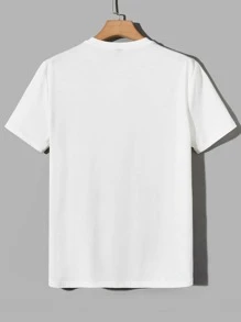 Manfinity VCAY Men Landscape Print Tee - White - View 2