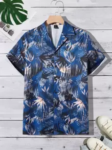Manfinity Men Tropical Print Shirt - Multicolor - View 1