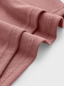SHEIN ICON 愛心環狀細節吊帶上衣 - 藕粉色 - 查看 4
