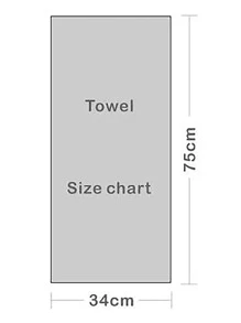 YUNTAO 1 pieza Toalla de cara con bordado de estrella - Multicolor - Ver 2