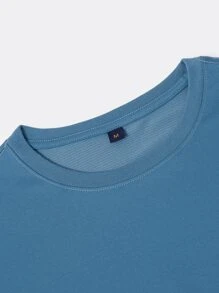 Manfinity Homme Hombres Camiseta con estampado de letra