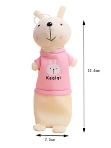 1 pieza Estuche de lápiz con diseño de conejo al azar - Multicolor - Ver 5