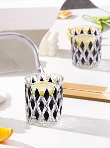 1pc Geometric Pattern Cup - Multicolor - View 1