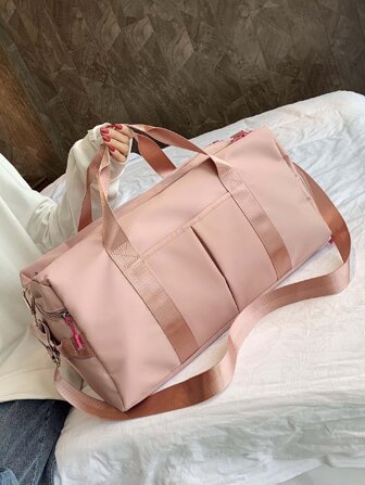 Bolsa de viaje grande con bolsillo húmedo y compartimento para zapatos, bolso de lona y bolso de deporte para viajes, gimnasio, deportes, organizador de viaje, ropa de viaje, equipaje, ideas de regalo de Navidad para mujeres y niñas, regalos de Navidad para mamá, amiga, Día de Acción de Gracias, gracias, regreso a la escuela, suministros escolares, accesorios escolares