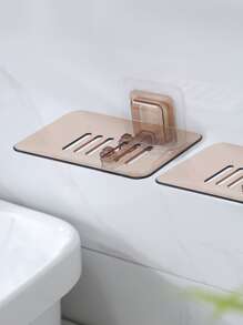 Wall Mounted Drain Soap Dish - Khaki - View 2