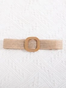 SHEIN 女孩印花荷葉邊網紗拼接下擺繫腰帶連衣裙