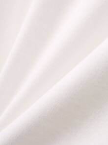 Manfinity Men Letter Graphic Contrast Raglan Sleeve Tee - White - View 4