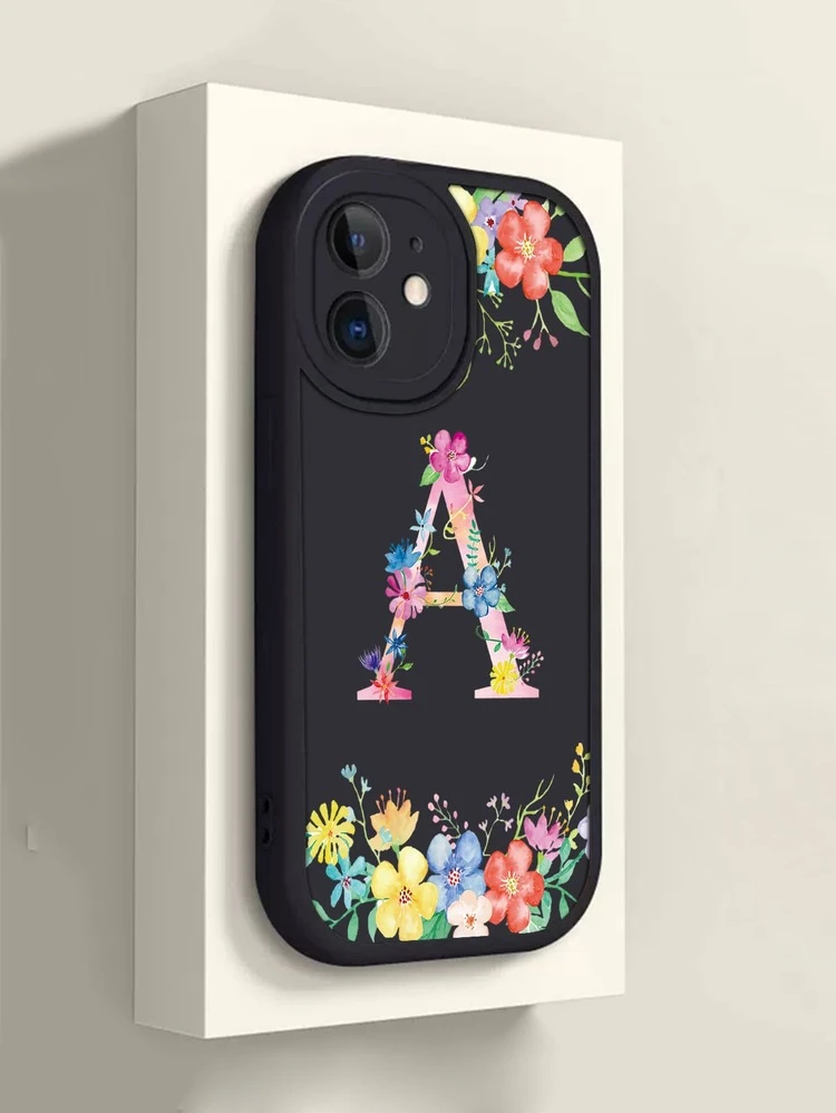 Letter Graphic Phone Case