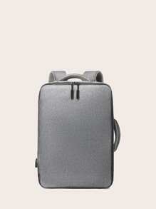 男士極簡風格電腦雙肩包