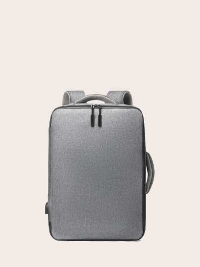 男士極簡風格電腦雙肩包