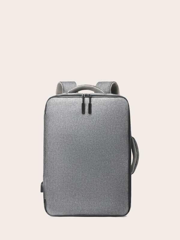 男士極簡風格電腦雙肩包
