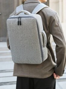 男士極簡風格電腦雙肩包