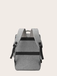 男士極簡風格電腦雙肩包