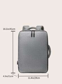 男士極簡風格電腦雙肩包