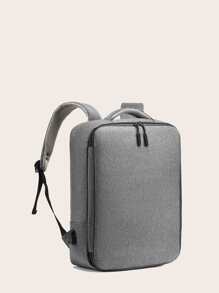 男士極簡風格電腦雙肩包