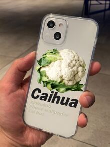 1入組字母圖案手機殼 - 彩色 - 查看 3