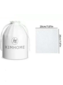 1 pieza Toallitas faciales desechables - Blanco - Ver 2