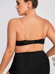 Sujetador liso con aro - Negro - Ver 2