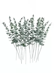 5pcs Artificial Eucalyptus Stem For Wedding Home Decoration - Multicolor - View 3
