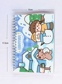 1 cuốn sách nhãn dán đồ họa hoạt hình - Nhiều màu - Xem 2