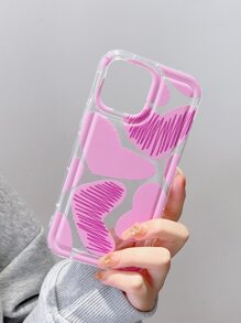 Custodia per telefono modello a cuore - Rosa - Visualizzare 3
