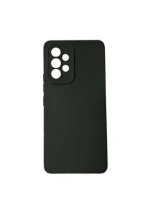 1pc TPU Frosted Black Phone Case Compatible With Samsung, Xiaomi, Redmi, OPPO, INFINIX - Black - View 2