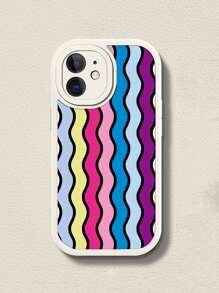 Wave Pattern Phone Case - Multicolor - View 1
