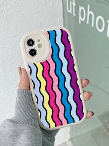 Wave Pattern Phone Case - Multicolor - View 4