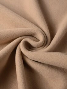 Manfinity Hypemode Hombres Sudadera unicolor de cuello alto de hombros caídos - Marrón - Ver 7