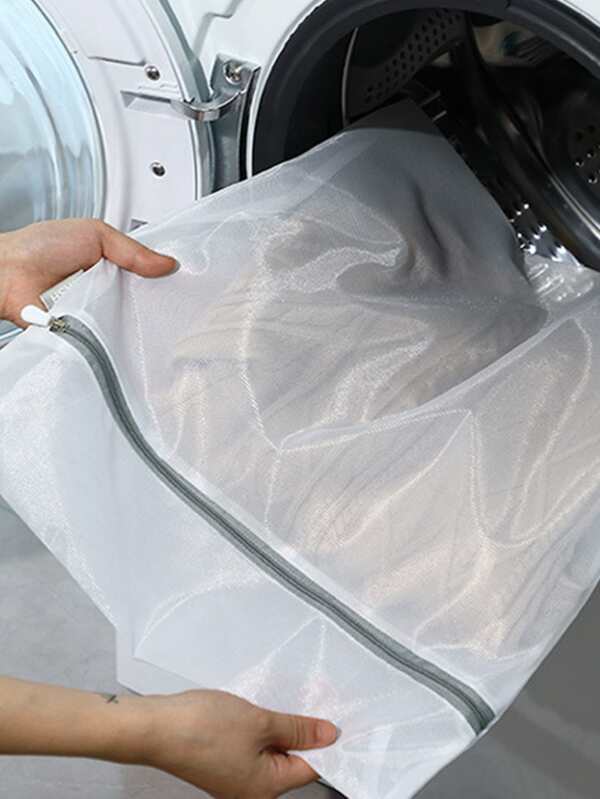 1pc Zipper Clothes Laundry Bag SHEIN USA