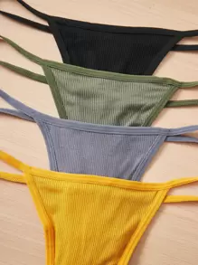 7 gói G-String đan gân gợi cảm - Nhiều màu - Xem 3
