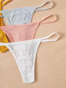 7 gói G-String đan gân gợi cảm - Nhiều màu - Xem 5