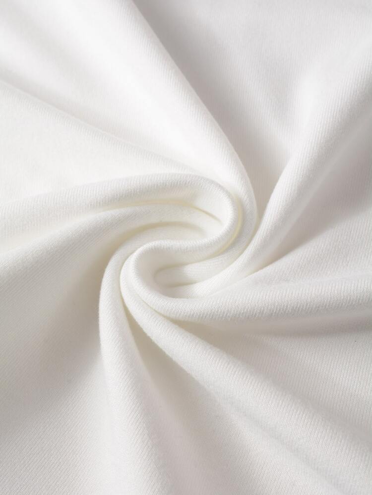 Manfinity Men Fruit & Slogan Graphic Tee - White - View 7