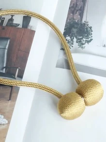 1 pieza Alzapaños magnéticos para cortinas - Dorado - Ver 5