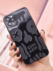Funda para móvil con patrón de esqueleto - Negro - Ver 2