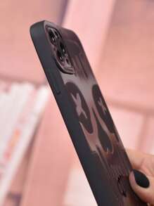 Funda para móvil con patrón de esqueleto - Negro - Ver 3