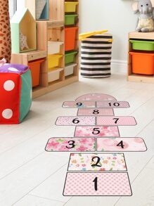 2 件花卉和数字图案地板贴纸复活节 - 彩色 - 查看 5