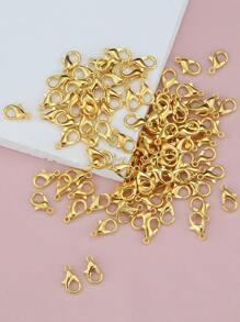 100pcs Lobster Clasp DIY Jewelry Accessory - Yellow Gold - View 2