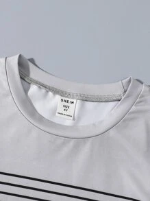 Toddler Boys 3pcs Striped Print Tee - Multicolor - View 3