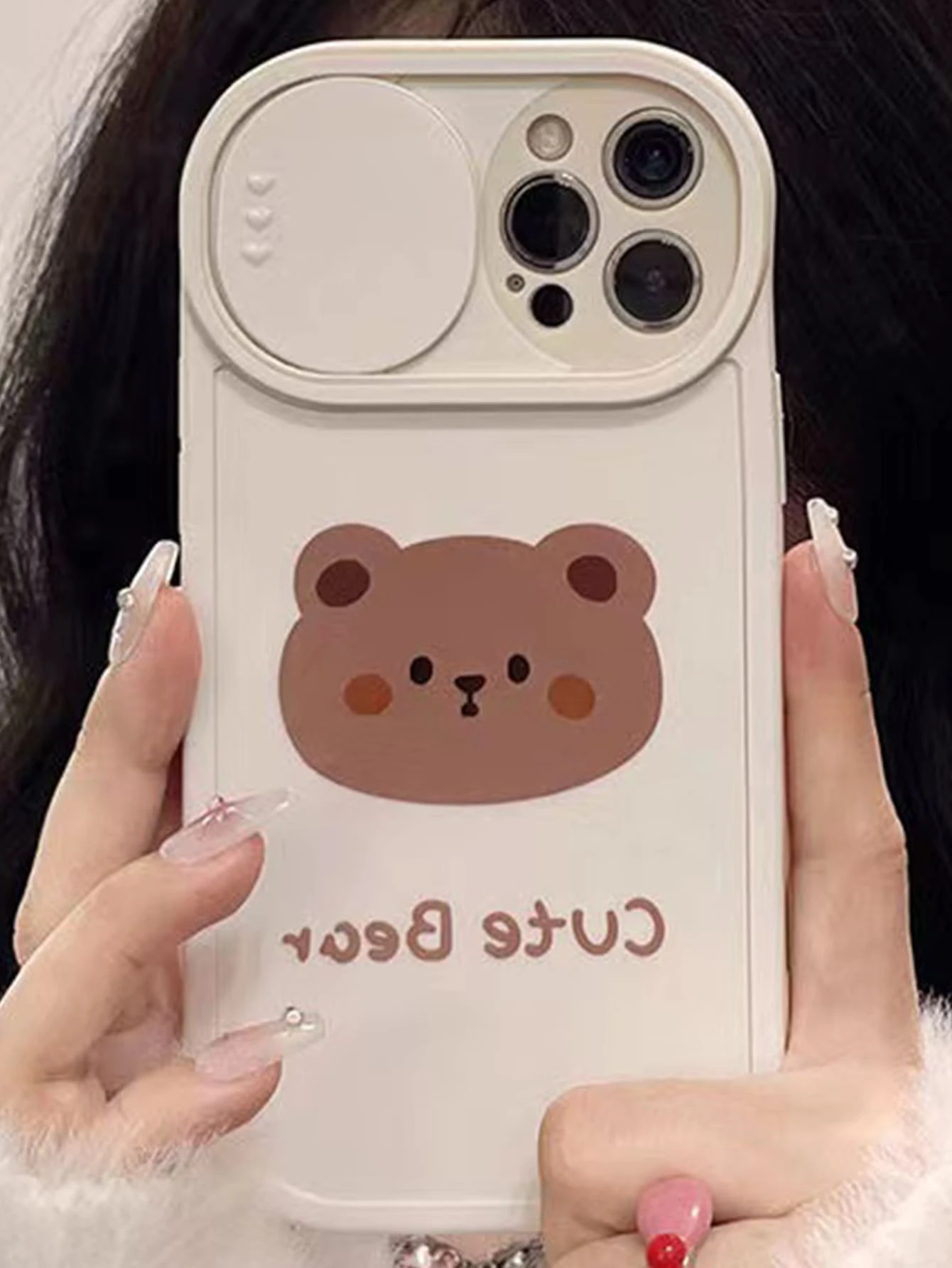 Vỏ điện thoại in hình gấu hoạt hình - Nhiều màu - Xem 1