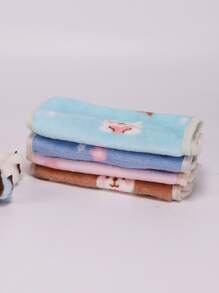 1 cái chăn thú cưng họa tiết gấu màu sắc ngẫu nhiên - Nhiều màu - Xem 1