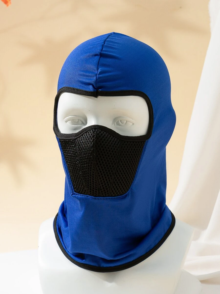 Men Two Tone Balaclava - Multicolor - View 1