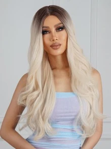 Peluca sintética largo rizado - Multicolor - Ver 3