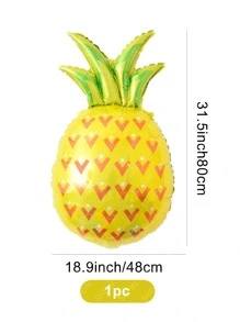 1入組鳳梨形狀小氣球 - 彩色 - 查看 2