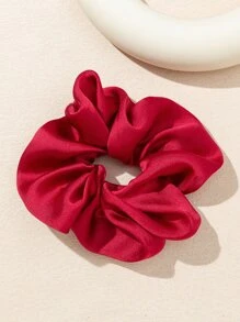 Tối giản Chất rắn Dây buộc tóc ruột già Đối với Trở lại trường - Đỏ - Xem 1