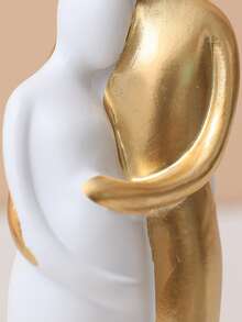 1pc Figure Shaped Decoration Craft - Gold - View 3