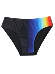 Manfinity Men Ombre Print Swim Brief - Multicolor - View 3