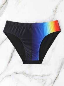 Manfinity Men Ombre Print Swim Brief - Multicolor - View 4